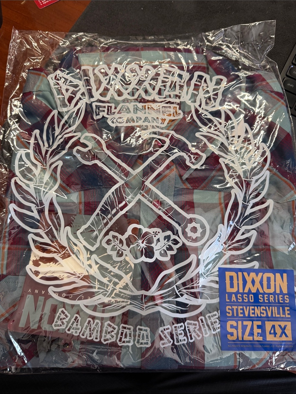 DIXXON Lasso Series Flannel Shirt - Red, Blue & Light Blue Plaid